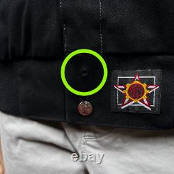 Veste de course vintage FedEx NASCAR pour homme, petite, noire, brodée Denny Hamlin