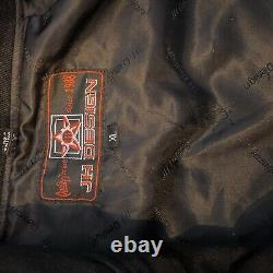 Veste de course vintage NASCAR M&M Twill #38 Elliot Sadler noire Taille Jeunes XL