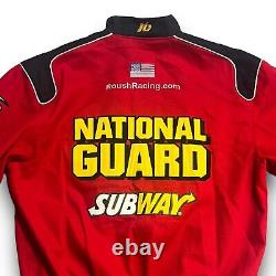 Veste de l'équipe de stand de course utilisée par Greg Biffle #16 de la National Guard Racing NASCAR Taille L