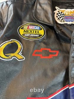Veste en cuir NASCAR Jeff Hamilton Chase Lowes #48 Jimmie Johnson taille LARGE