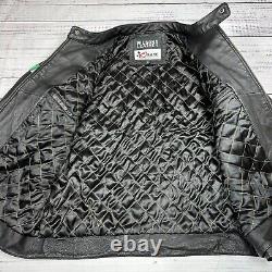 Veste en cuir Wilsons Chase pour hommes Nascar DeWalt #17 Matt Kenseth M noir