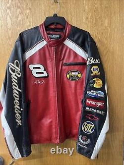 Veste en cuir Wilsons Leather XL Chase Authentics de Dale Earnhardt Jr NASCAR Nextel Cup