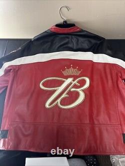 Veste en cuir Wilsons Leather XL Chase Authentics de Dale Earnhardt Jr NASCAR Nextel Cup