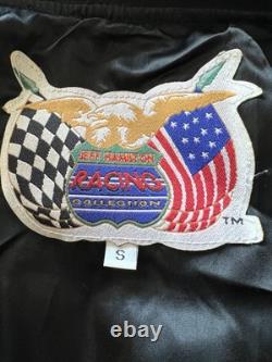 Veste en cuir de course NASCAR Jeff Hamilton Easy Care Motor Sports taille petite