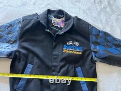 Veste en cuir de course NASCAR Jeff Hamilton Easy Care Motor Sports taille petite