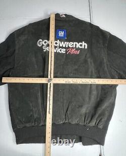 Veste en cuir noire NASCAR Dale Earnhardt 3 Chase Athletics JH Designs taille 3XL