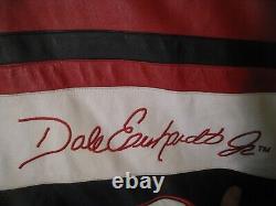 Veste en cuir vintage Dale Earnhardt Jr Budweiser Chase Wilson taille XL