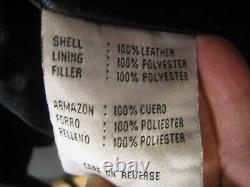 Veste en cuir vintage Dale Earnhardt Jr Budweiser Chase Wilson taille XL