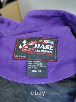 Veste en twill Chase Authentics Crown Royal #17 de Matt Kenseth 2XL avec étiquette sur la manche