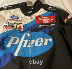 Veste manteau brodée Chase Authentics NASCAR Mark Martin Pfizer Roush Racing.