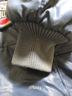 Veste matelassée VTG années 80 RJ Reynolds Tobacco Nascar USA Winston Cup