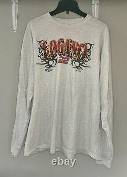 Veste signée Joey Logano NASCAR #22 Home Depot taille L et chemise à manches longues taille XL