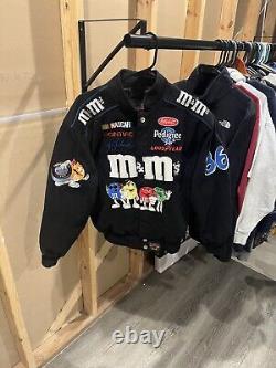 Veste vintage JH Design Ken Schrader #36 Nascar M&M Racing Team taille homme small