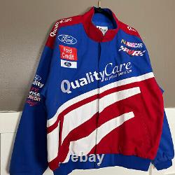 Veste vintage NASCAR Chase Authentics Ford Robert Yates Racing #88, taille large