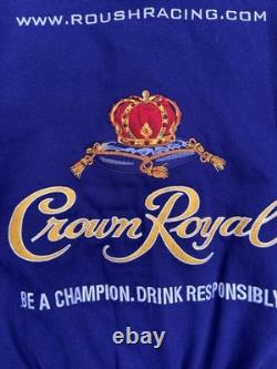 Veste vintage Roush Racing Crown Royal Raving taille homme small