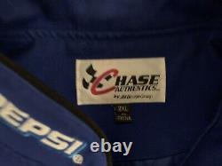 Vieux Jeff Gordon 24 Pepsi-dupont-haas- Nascar Racing Blue Jacket -rare 2xl