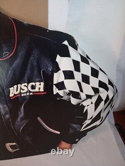 Vintage 1996 Dale Earnhardt Sr 3 Busch Beer Stand Up Cardboard NASCAR<br/> Traduction en français: Carton debout NASCAR vintage 1996 Dale Earnhardt Sr 3 Busch Beer