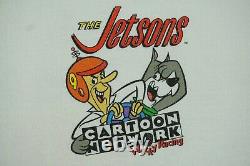 Vintage 1999 Nascar La Chemise Jetsons Marquée XL Cartoon Network Voitures De Course