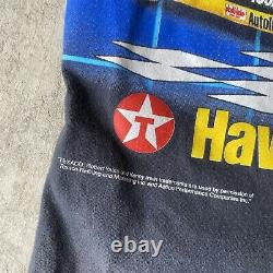 Vintage 90s Kenny Irwin #28 Havolin All Over Imprimer T-shirt Nascar Racing XL USA