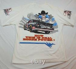 Vintage Dale Earnhardt Shirt 2xl XXL Cowboys & Moteur Single Stitch 1994 Nascar