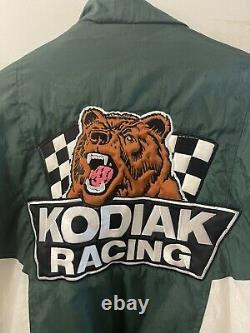 Vintage Kodiak Nascar Racing Brise-vent Zip Taille De Veste XXL