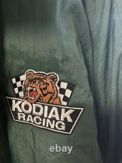 Vintage Kodiak Nascar Racing Brise-vent Zip Taille De Veste XXL