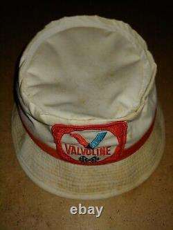 Vintage Nascar 1976 Cale Yarborough Junior Johnson Championship Course Hat Utilisée