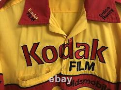 Vintage Nascar 80s 90s Kodak Racing Pit Crew Uniform Jersey Race Used Rare Large