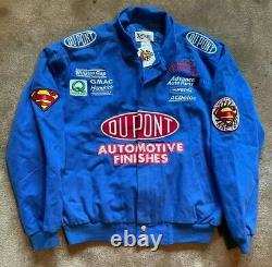 Vintage Nascar Chase Authentics Blue Jeff Gordon Dupont Superman Racing Veste