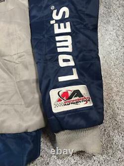 Vintage Nascar Chase Authentics Lowe's Mens Racing Jacket Small USA