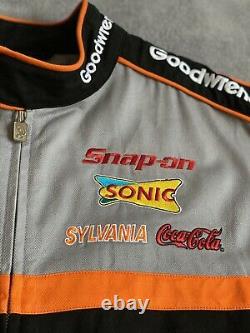 Vintage Nascar Chase Authentics’kevin Harvick' Motor Racing Jacket Varsity L