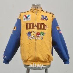 Vintage Nascar M&m Ken Schrader Chase Authentics Racing Jacket Taille L