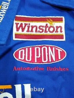 Vintage Nascar Pit Crew Shirt Maxwell House Ford Dupont Texas Pete Race Worn 99