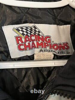 Vintage Nascar Racing Champions Sharktooth Jeff Burton Windbreaker Taille M