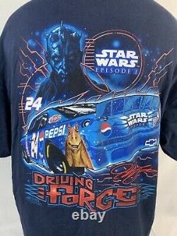 Vintage Star Wars T Shirt Nascar Jeff Gordon Racing Film Promo Tee 2xl 90s