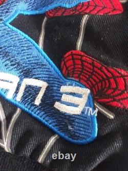 Vtg Spiderman 3 Nascar #43 Petty Racing Jeunette 2t Labonte Veste Marvel Promo